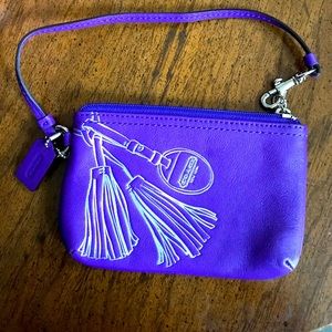 Coach Ultra Violet Wristlet PRICED AS MARKED NO DISCOUNTS